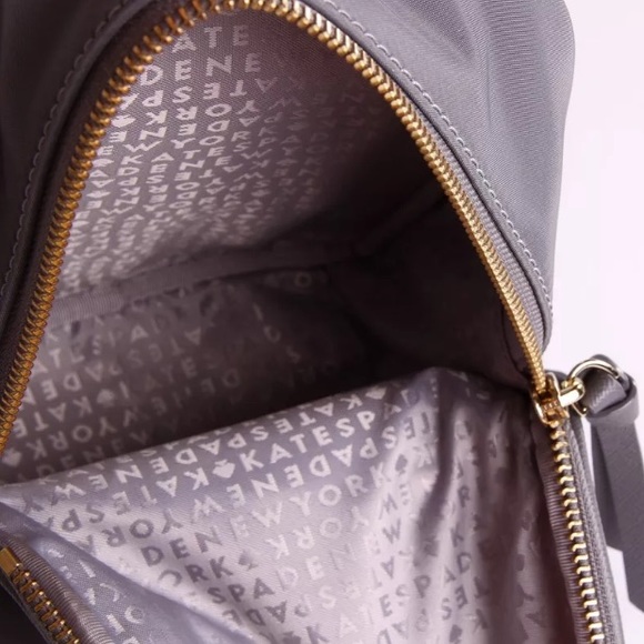 Kate spade mini Bradley Wilson Road Backpack Gray - Picture 8 of 8